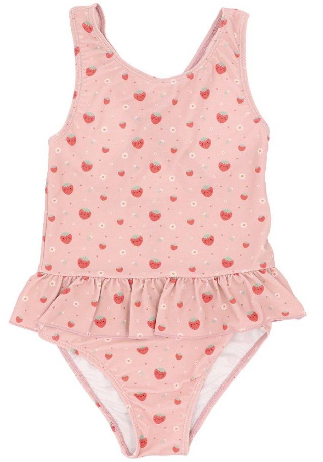 BAÑADOR CRUZADO CON VOLANTES STRAWBERRIES S
