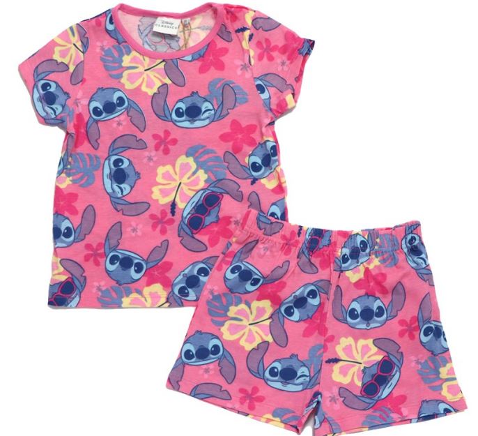 PIJAMA STITCH ROSA T.3