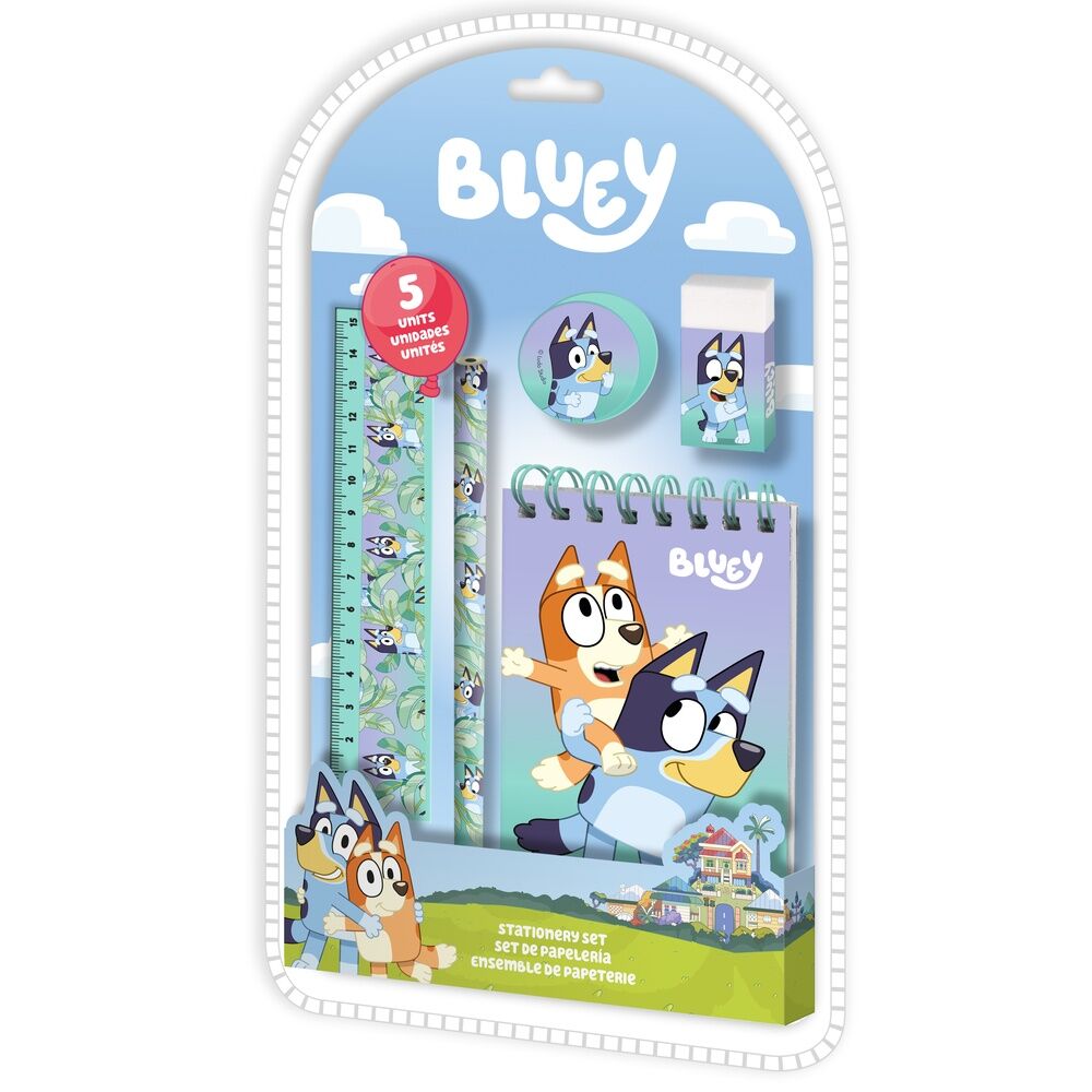 SET PAPELERIA BLUEY 5 P.