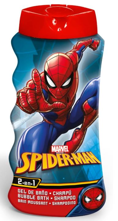 GEL Y CHAMPU SPIDERMAN 475 ML.