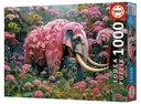 PUZ.1000 ELEFANTE FLORAL