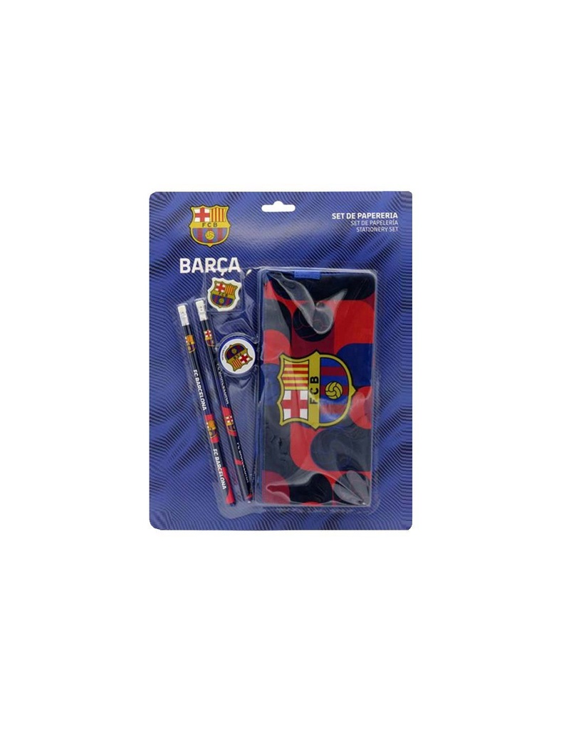 SET PAPELERIA PORT.TRIP.F.C.B.