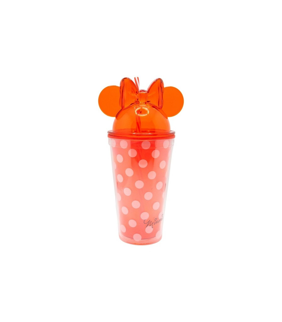 VASO C/CAÑA Y TAPA MINNIE 535