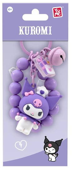 LLAVERO Y PULSERA KUROMI