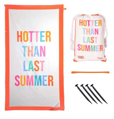 TOALLA PLAYA "HOTTER THAN LAST SUMMER"