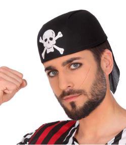 GORRO PIRATA NEGRO