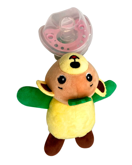 CHUPETE C/PELUCHE BUBBA TROP.