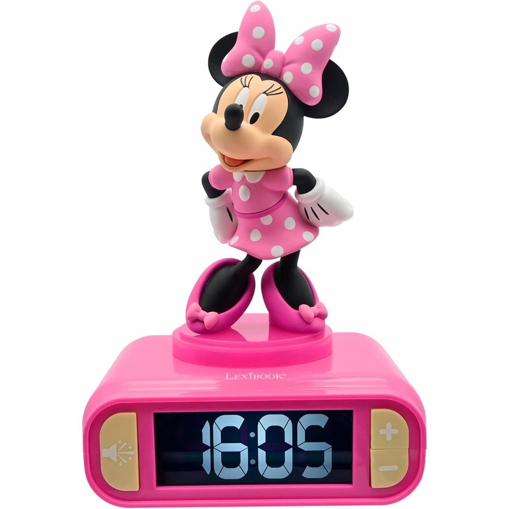 DESPERTADOR DIGITAL MINNIE 3D