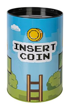 HUCHA XXL "INSERT COIN"