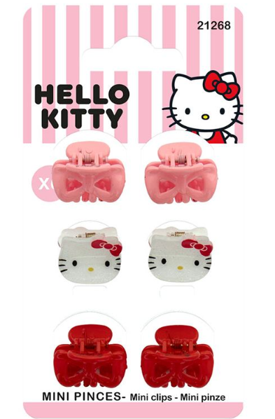 MINI PINZAS PELO HELLO KITTY(6)