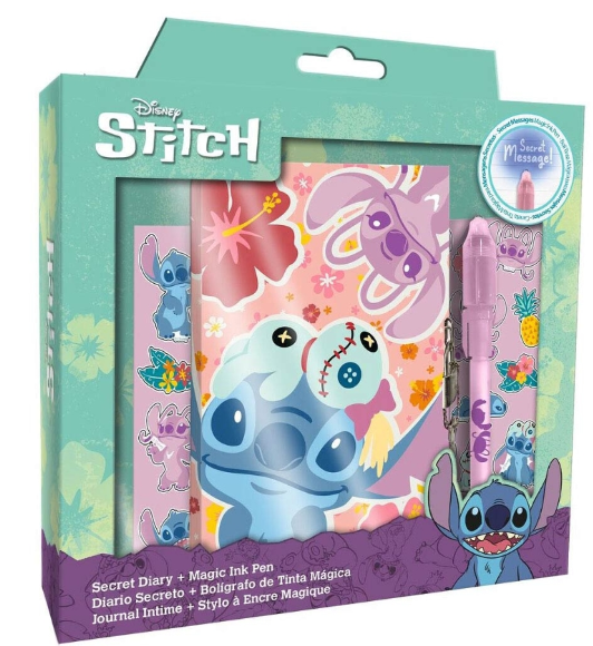 DIARIO C/BOLI MAGICO STITCH