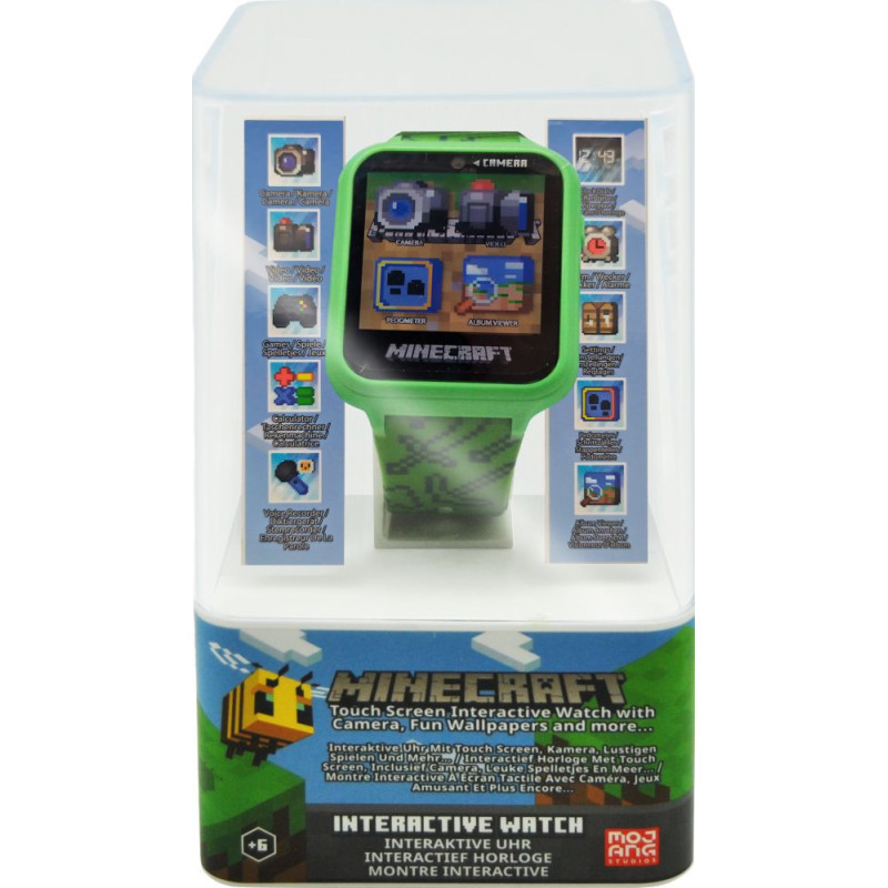 RELOJ INTERACTIVO MINECRAFT