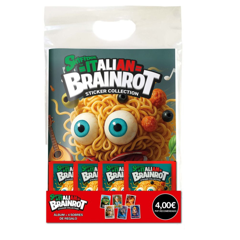 ITALIAN BRAINROT  ALBUM 4 SOBRES