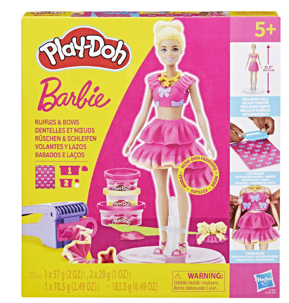 PLAYDOH BARBIE VOLANTES Y LAZOS