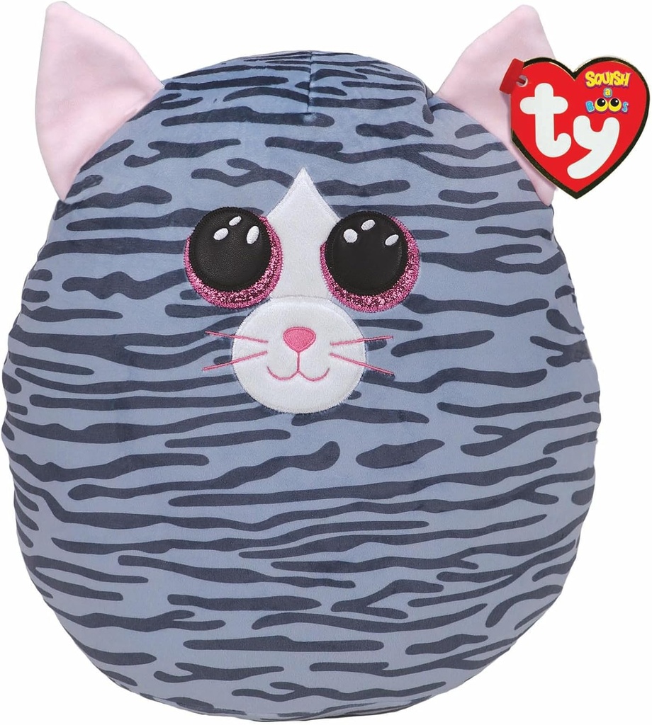 SQUISH GATO KIKI GRIS 25 CM.