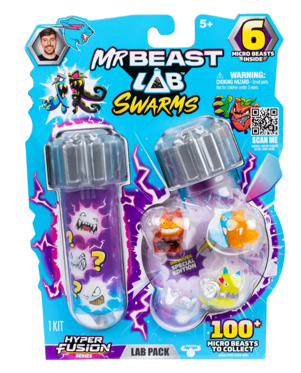 MR.BEAST LAB SWARMS PACK 6 FIG.