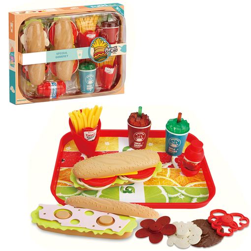 BANDEJA COMIDA RAPIDA C/COMP.