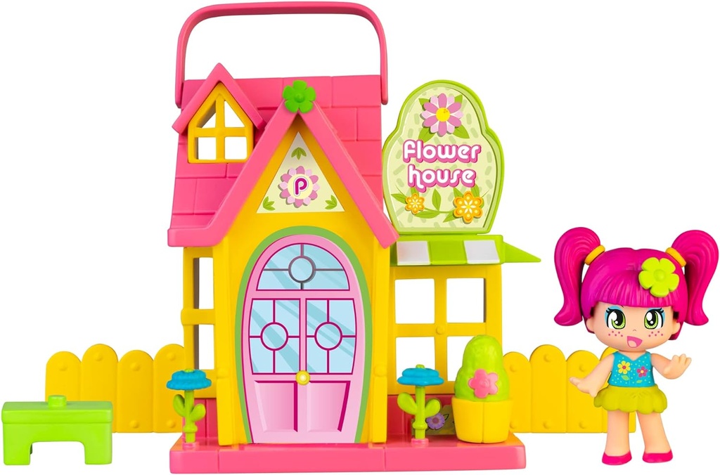 PIN Y PON MINI CASITAS FLORES