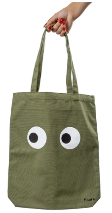 BOLSA COMPRA OJOS VERDE