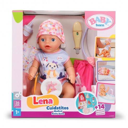 BABY BORN LENA CUIDADITOS