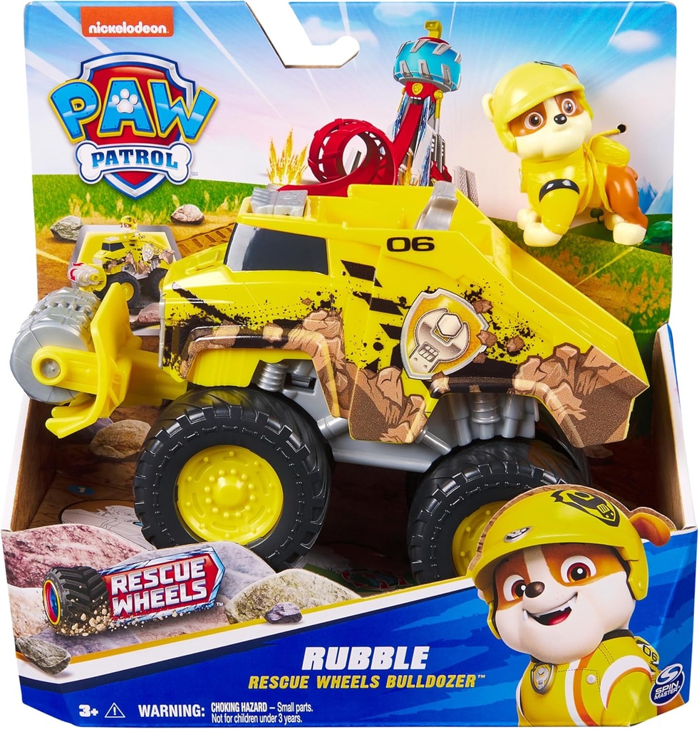PAW PATROL RUEDAS RESC.RUBBLE