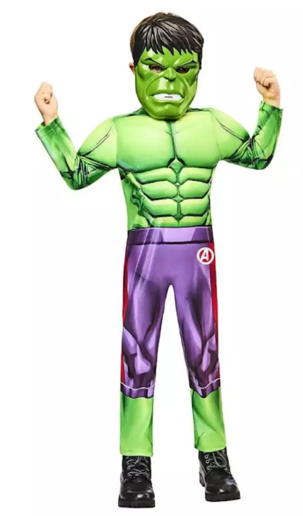 DISFRAZ HULK BLACK L. T.XXS