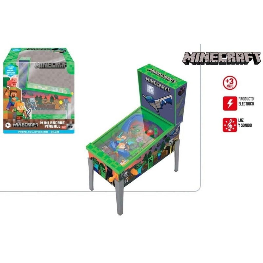MINI PINBALL MINECRAFT ARCADE
