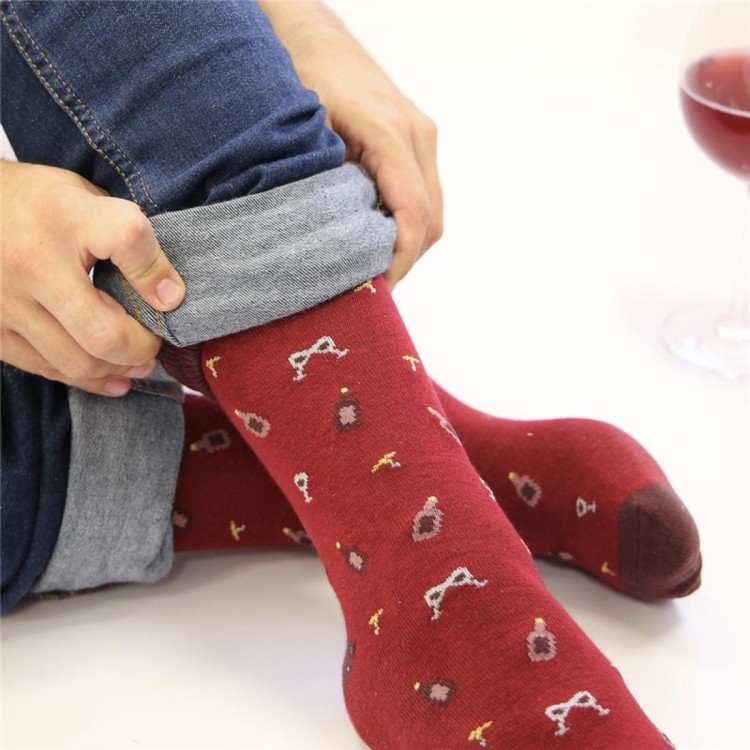CALCETINES VINO (4) T.36-41