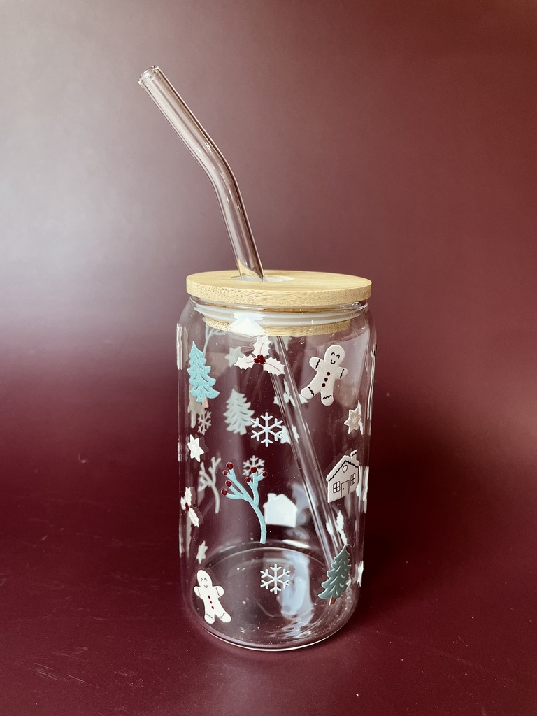 VASO TE TRANSP.NAVIDAD