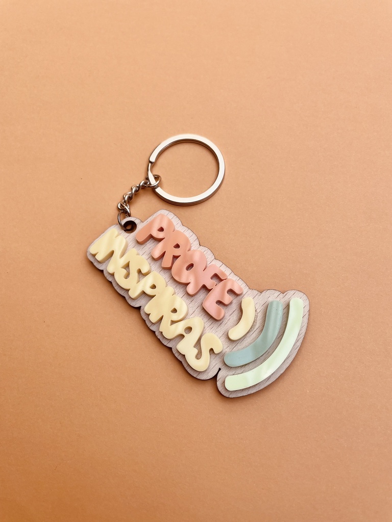 LLAVERO METACRIL.PROFE COLECC.