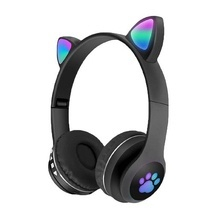 AURICULAR CAT LUZ NEON BLUET.