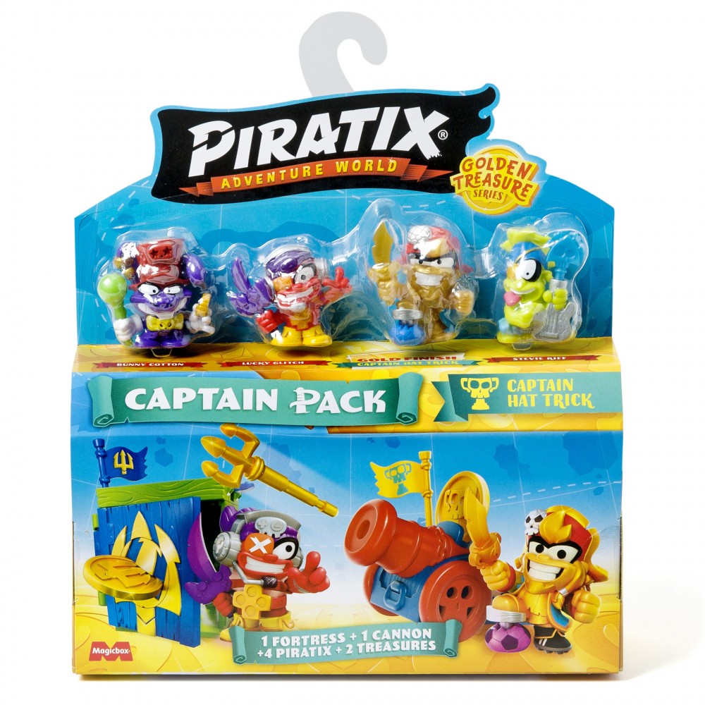 PIRATIX GOLDEN TREASURE CAPTAIN PACK