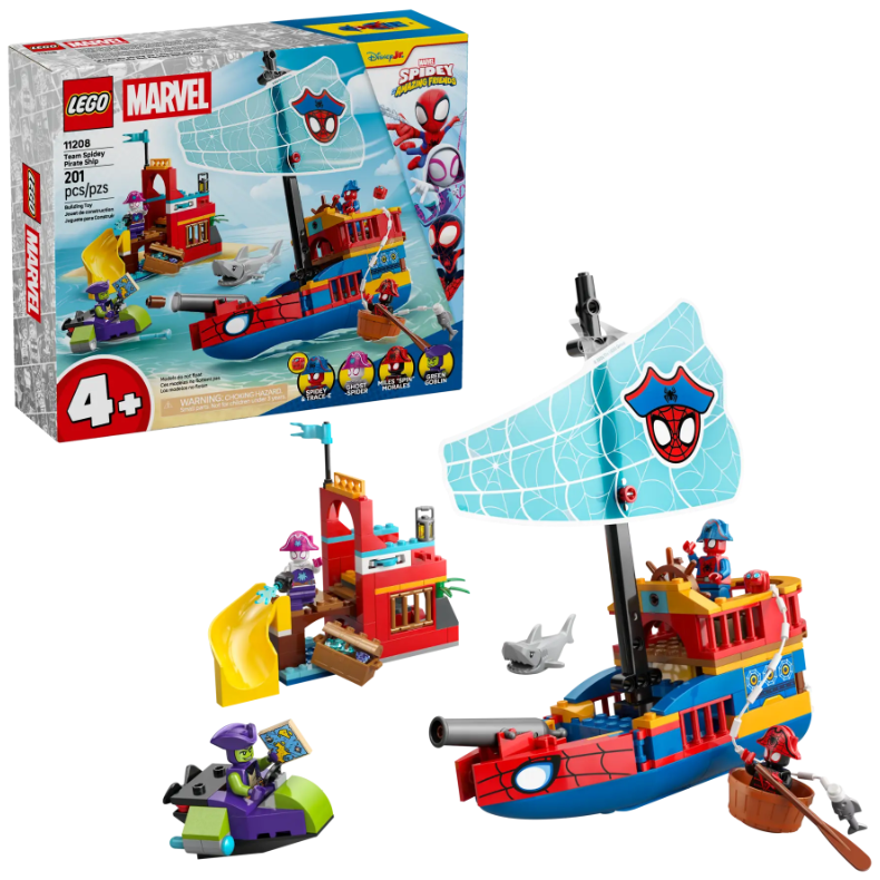 BARCO PIRATA EQUIPO SPIDEY