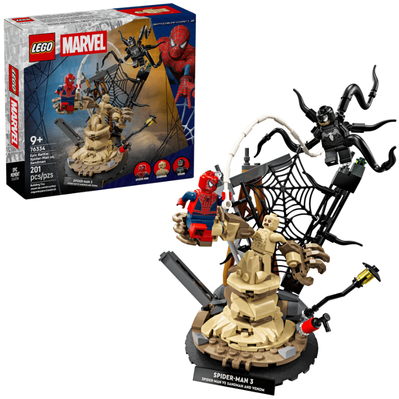 BATALLA SPIDERMAN vs.SANDMAN