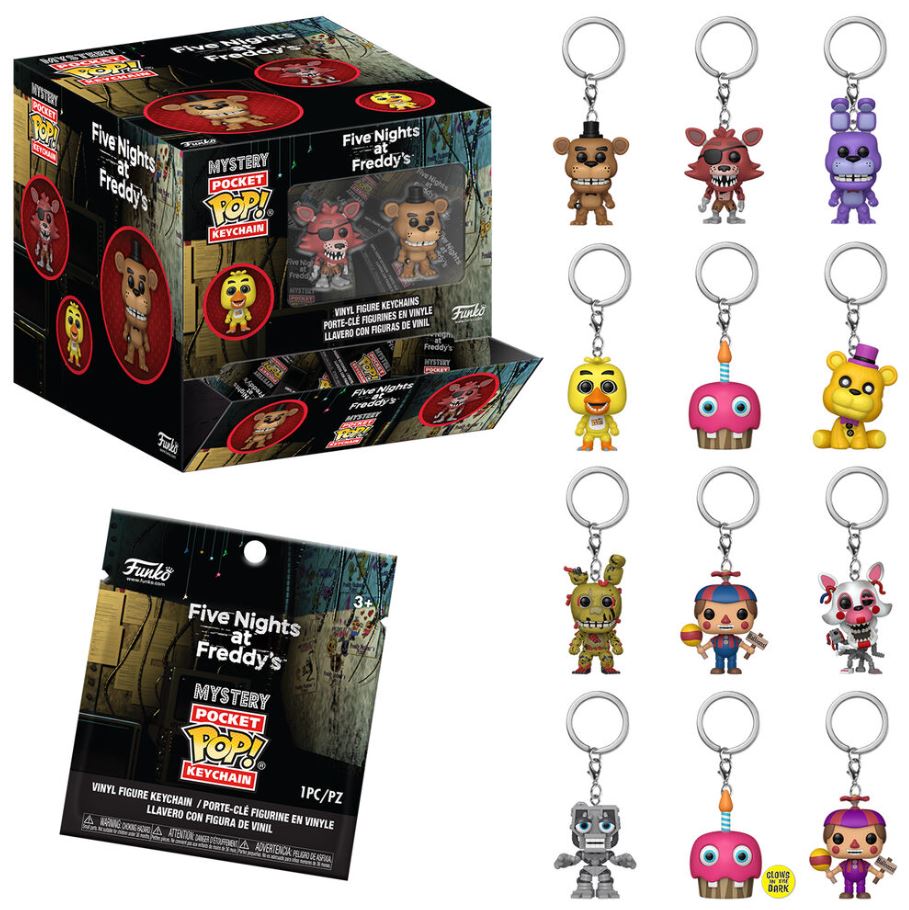 LLAVERO POP MYSTERY F.N.FREDDYS