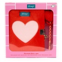 DIARIO+BOLI CORAZON PELUCHE