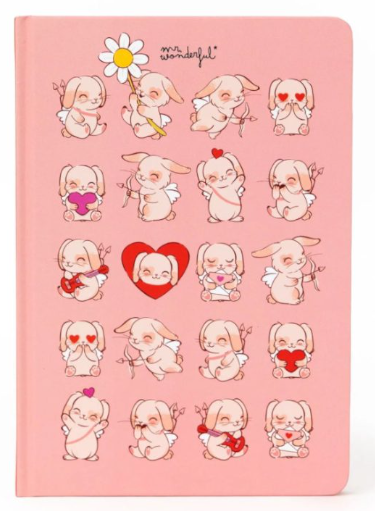 LIBRETA A5 CONEJO CUPIDO