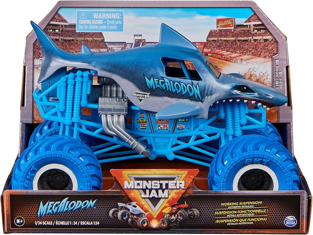 MONSTER JAM MEGALODON OSCURO