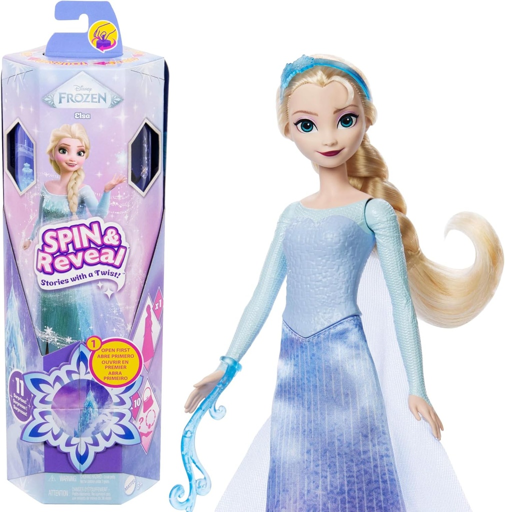 FROZEN ELSA SPIN y REVEAL