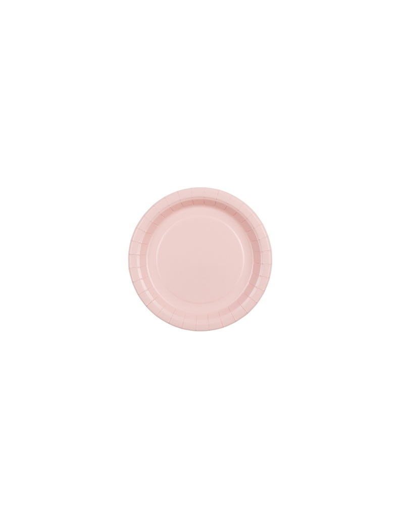 PLATO ROSA 18CM 6UDS