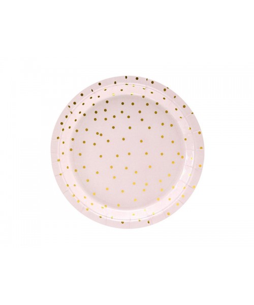 PLATO ROSA PUNTOS 6 UDS