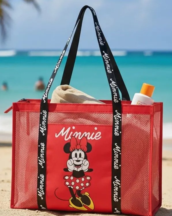 BOLSA PLAYA REJILLA MINNIE