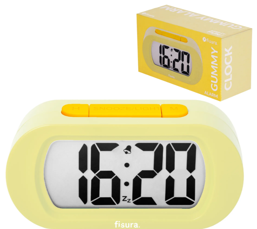 DESPERTADOR GUMMY AMARILLO