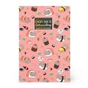 CUADERNO A5 RAYAS SUSHI CAT