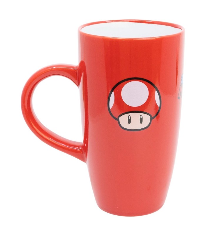 TAZA SUPER MARIO LATTE 695 ML.