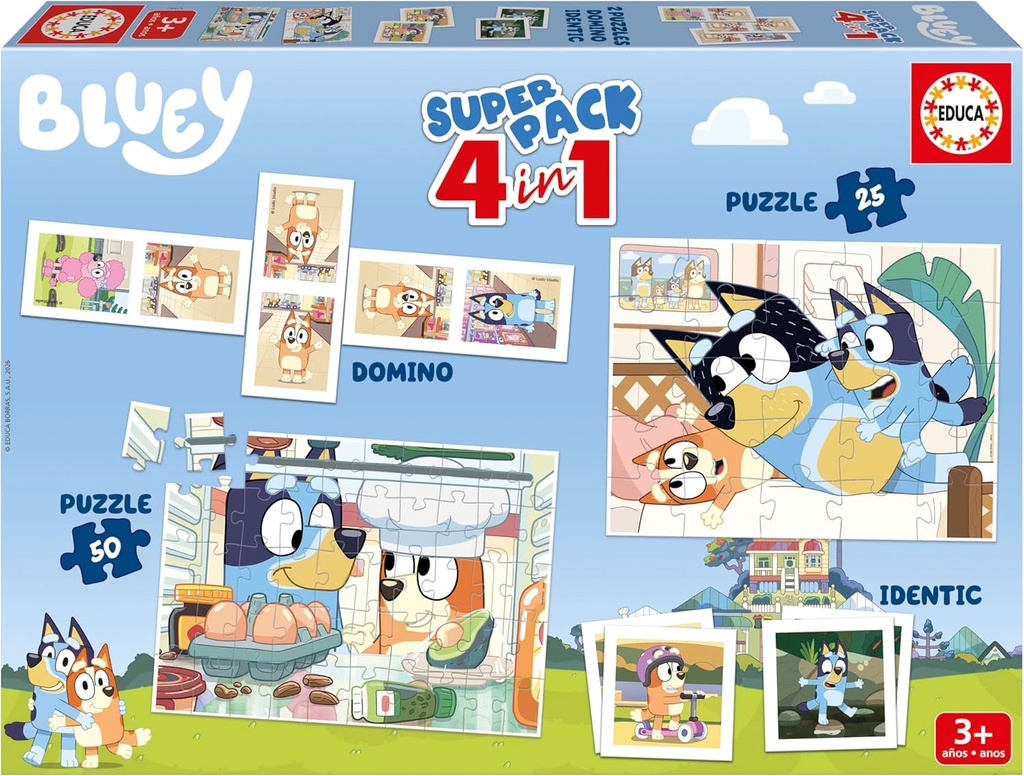 SUPERPACK BLUEY 4 EN 1