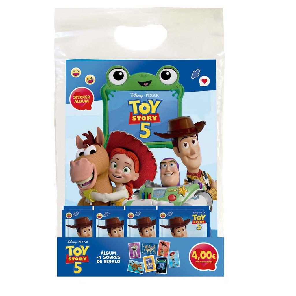 ALBUM+4 SOBRES TOY STORY 5