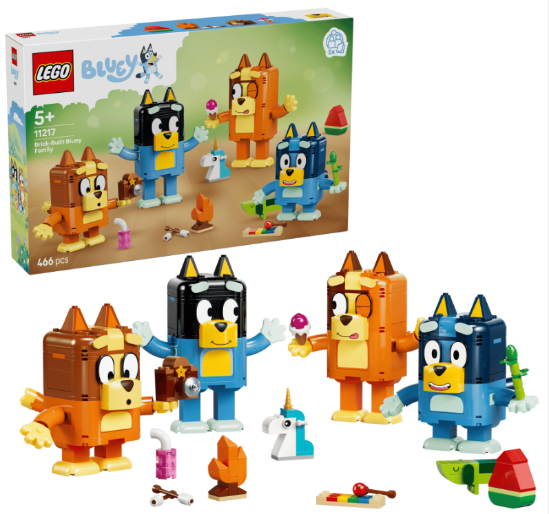 FAMILIA DE BLUEY P/CONSTRUIR