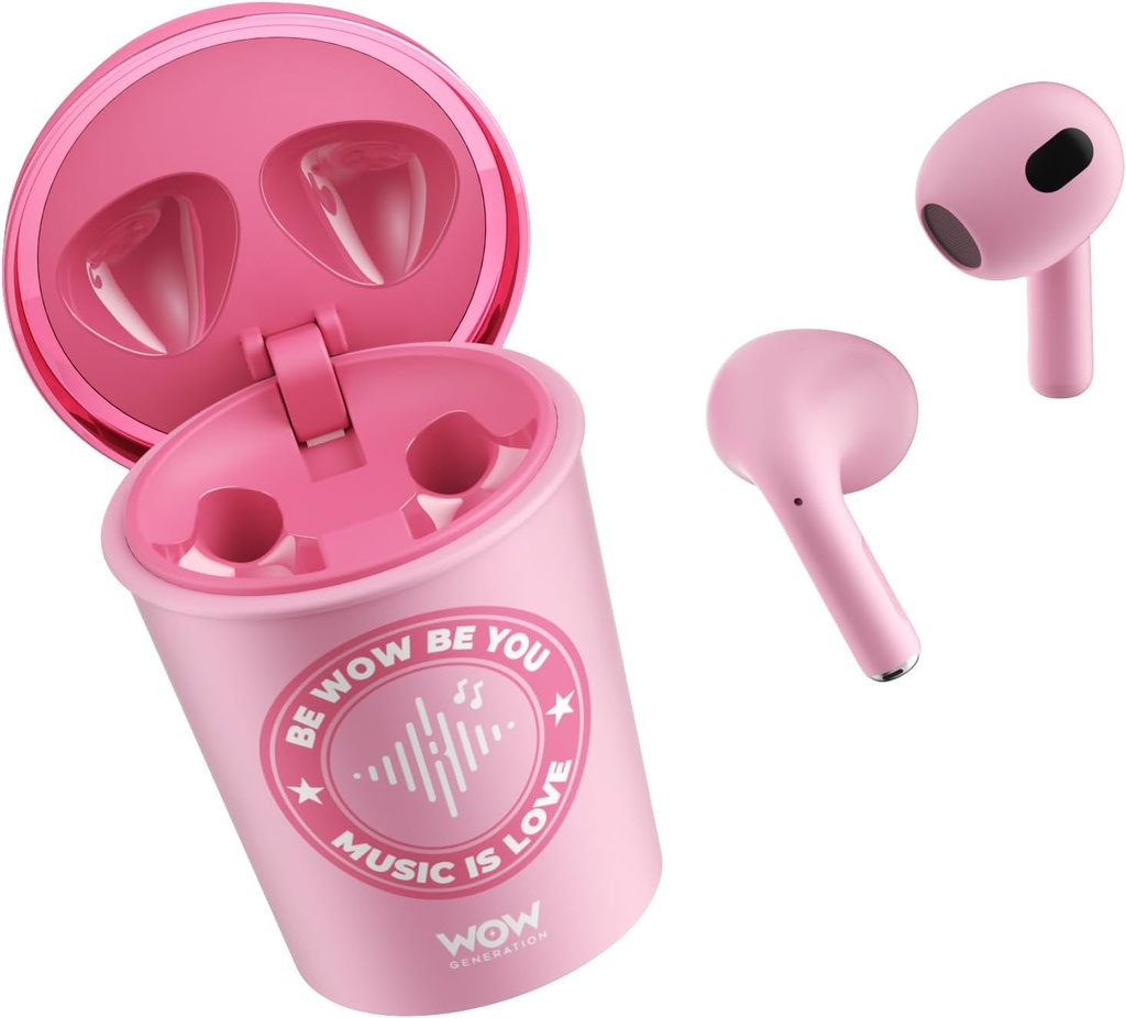 AURICULARES INAL.VASO ROSA