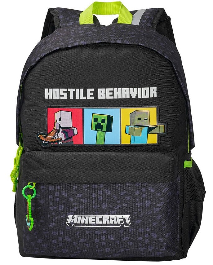 MOCHILA MINECRAFT HOSTILE BEHAVIOR